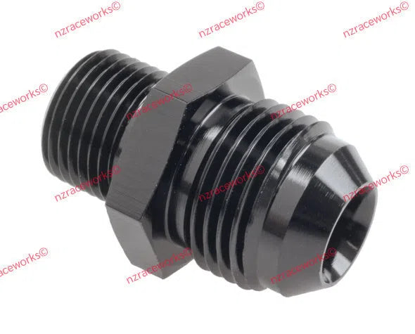 RACEWORKS METRIC M18X1.5 TO FLARE AN-10 | RWF-734-10BK-NZRACEWORKS-Autoignite NZ