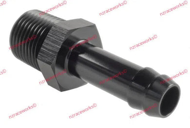 RACEWORKS NPT 1/2'' TO 1/2'' (AN-8) BARB | RWF-421-08-08BK-NZRACEWORKS-Autoignite NZ