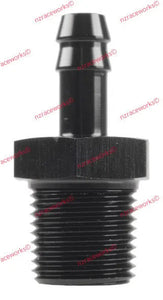 RACEWORKS NPT 1/2'' TO 3/8'' (AN-6) BARB | RWF-421-08-06BK-NZRACEWORKS-Autoignite NZ