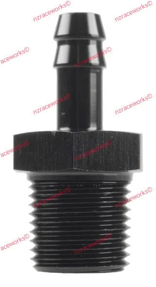 RACEWORKS NPT 1/2'' TO 3/8'' (AN-6) BARB | RWF-421-08-06BK-NZRACEWORKS-Autoignite NZ