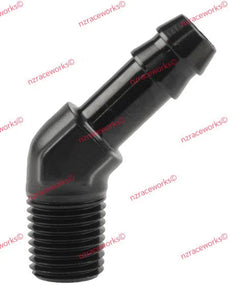 RACEWORKS NPT 1/2'' TO 5/8'' (AN-10) BARB 45 DEG | RWF-422-08-10BK-NZRACEWORKS-Autoignite NZ