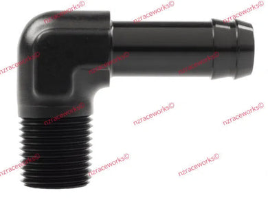 RACEWORKS NPT 1/2'' TO 5/8'' (AN-10) BARB 90 DEG | RWF-423-08-10BK-NZRACEWORKS-Autoignite NZ