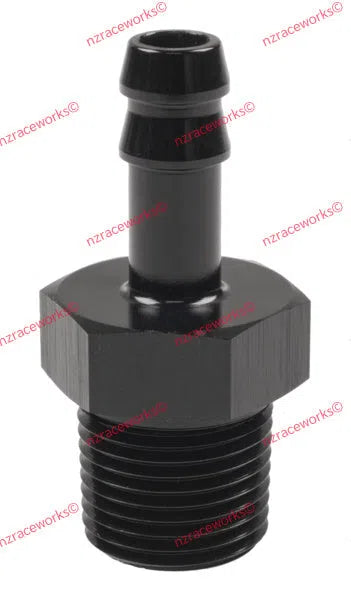 RACEWORKS NPT 3/8'' TO 5/16'' (AN-5) BARB | RWF-421-06-05BK-NZRACEWORKS-Autoignite NZ