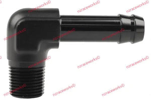 RACEWORKS NPT 3/8'' TO1/2'' (AN -8) BARB 90 DEG | RWF-423-06-08BK-NZRACEWORKS-Autoignite NZ