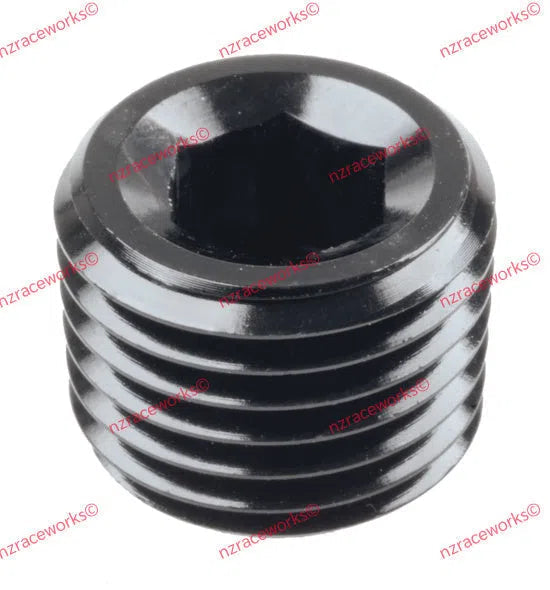 RACEWORKS NPT PLUG 1/4'' | RWF-932-04BK-NZRACEWORKS-Autoignite NZ