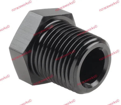 RACEWORKS NPT REDUCER 1/4'' - 3/8'' | RWF-912-06-04BK-NZRACEWORKS-Autoignite NZ