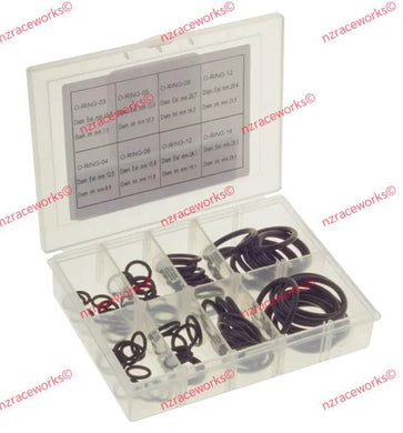 RACEWORKS O-RING KIT 10 OF EACH SIZE AN-3 TO AN-16 | RWF-178-KIT-NZRACEWORKS-Autoignite NZ