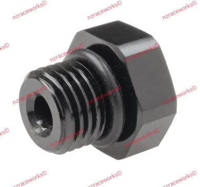 RACEWORKS O-RING PLUG AN-4 | RWF-813-04BK-NZRACEWORKS-Autoignite NZ