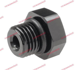 RACEWORKS O-RING PLUG AN-4 | RWF-813-04BK-NZRACEWORKS-Autoignite NZ