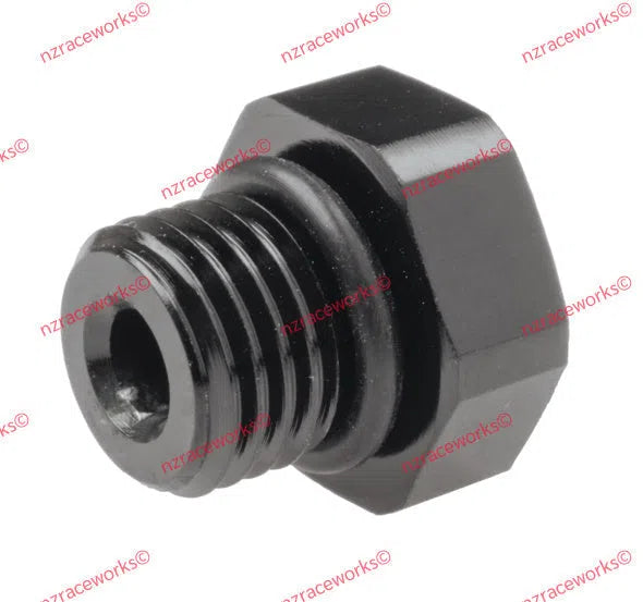 RACEWORKS O-RING PLUG AN-4 | RWF-813-04BK-NZRACEWORKS-Autoignite NZ