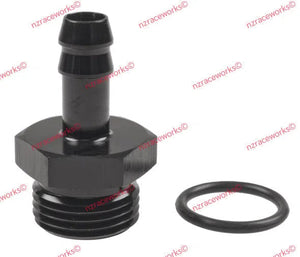 RACEWORKS O-RING PORT AN-10 TO 3/8'' BARB | RWF-414-10-06BK-NZRACEWORKS-Autoignite NZ