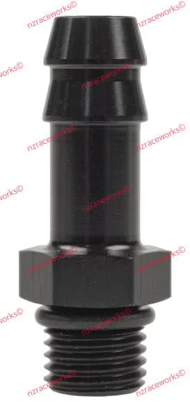 RACEWORKS O-RING PORT AN-4 TO 3/8'' BARB | RWF-414-04-06BK-NZRACEWORKS-Autoignite NZ