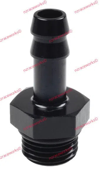 RACEWORKS O-RING PORT AN-6 TO 5/16'' BARB | RWF-414-06-05BK-NZRACEWORKS-Autoignite NZ