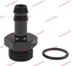 RACEWORKS O-RING PORT AN-8 TO 3/8'' BARB | RWF-414-08-06BK-NZRACEWORKS-Autoignite NZ