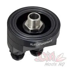 RACEWORKS OIL FILTER SPIN ON ADAPTER | ALY-165BK-NZRACEWORKS-Autoignite NZ