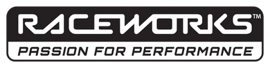 RACEWORKS PASSION FOR PERFORMANCE STICKER B&W 400mm X 90mm | MER-116-NZRACEWORKS-Autoignite NZ
