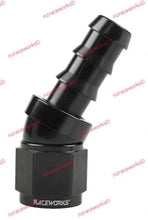 Load image into Gallery viewer, RACEWORKS PUSH LOK HOSE ENDS &gt; 30 DEGREE - 400 SERIES-NZRACEWORKS-Autoignite NZ
