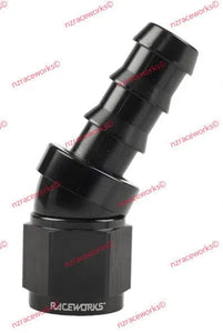 RACEWORKS PUSH LOK HOSE ENDS > 30 DEGREE - 400 SERIES-NZRACEWORKS-Autoignite NZ