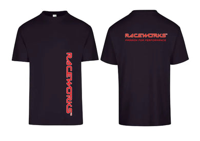 RACEWORKS S BLACK T-SHIRT SHORT SLEEVE | MER-583-NZRACEWORKS-Autoignite NZ