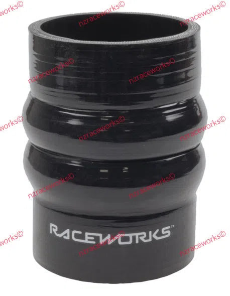 RaceWorks 2 Silicone Hose 90 Deg Elbow Black 51mm