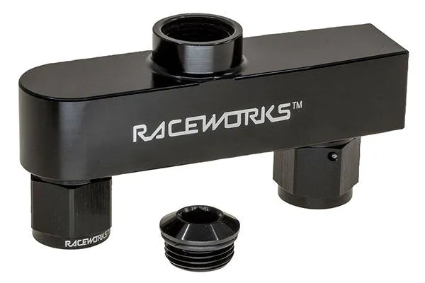 RACEWORKS SINGLE OUTLET FUEL LOG | RWF-937-08BK-NZRACEWORKS-Autoignite NZ
