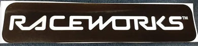 RACEWORKS STICKER B&W 400mm X 70mm | MER-113-NZRACEWORKS-Autoignite NZ