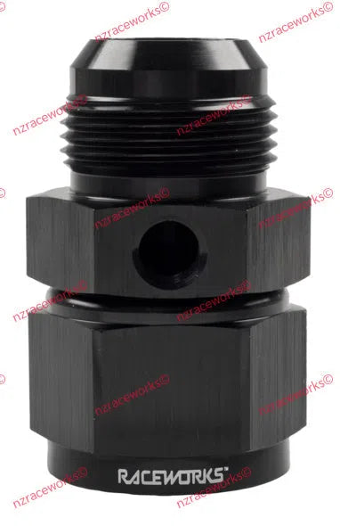 RACEWORKS SWIVEL TO AN-16 WITH 1/8''NPT PORT | RWF-140-16BK-NZRACEWORKS-Autoignite NZ