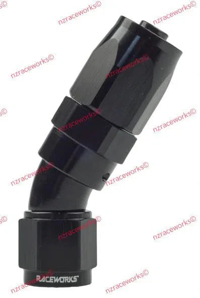 RACEWORKS TAPER HOSE ENDS 45 DEGREES - 110 SERIES-NZRACEWORKS-Autoignite NZ