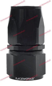 RACEWORKS TAPER HOSE FITTING AN-10 STRAIGHT | RWF-111-10BK-NZRACEWORKS-Autoignite NZ