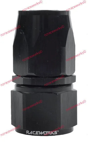 RACEWORKS TAPER HOSE FITTING AN-10 STRAIGHT | RWF-111-10BK-NZRACEWORKS-Autoignite NZ