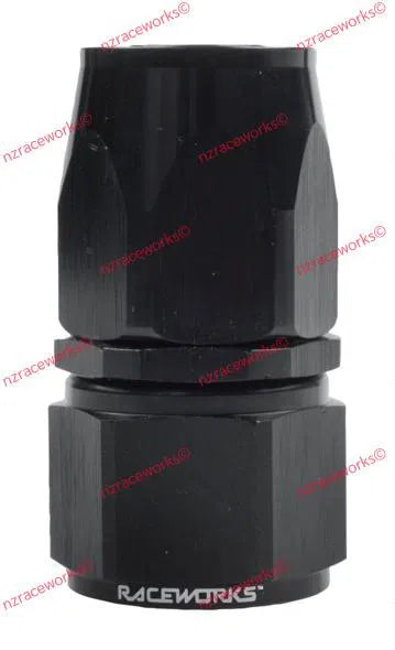 RACEWORKS TAPER HOSE FITTING AN-6 STRAIGHT | RWF-111-06BK-NZRACEWORKS-Autoignite NZ