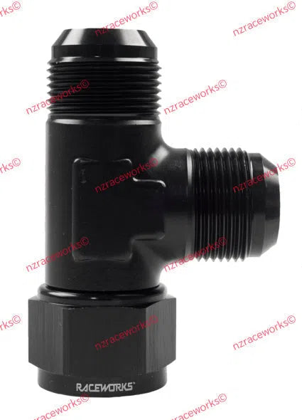 RACEWORKS TEE - SWIVEL ON RUN AN-12 | RWF-145-12BK-NZRACEWORKS-Autoignite NZ