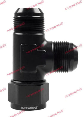 RACEWORKS TEE - SWIVEL ON RUN AN-16 | RWF-145-16BK-NZRACEWORKS-Autoignite NZ