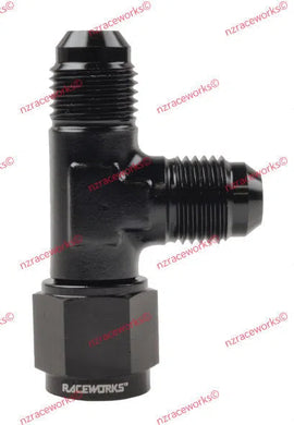 RACEWORKS TEE - SWIVEL ON RUN AN-4 | RWF-145-04BK-NZRACEWORKS-Autoignite NZ