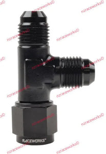 RACEWORKS TEE - SWIVEL ON RUN AN-6 | RWF-145-06BK-NZRACEWORKS-Autoignite NZ
