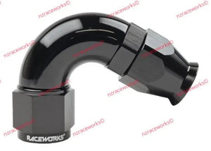 RACEWORKS TEFLON BRAID HOSE END 200/230/240 SERIES-NZRACEWORKS-Autoignite NZ