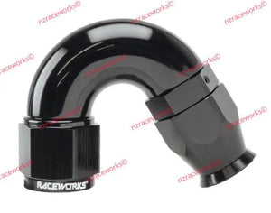 RACEWORKS TEFLON BRAID HOSE END 200/230/240 SERIES-NZRACEWORKS-Autoignite NZ