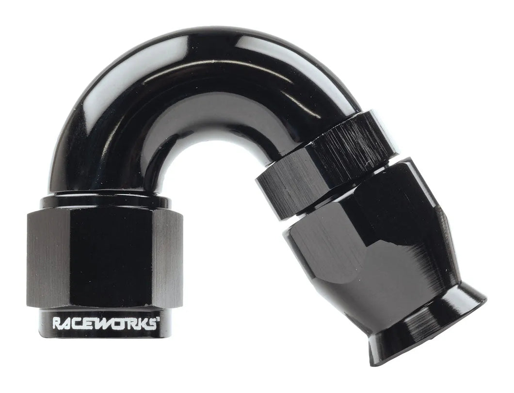 RACEWORKS TEFLON BRAID HOSE ENDS 150 DEGREE