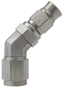RACEWORKS TEFLON BRAID HOSE ENDS 45 DEGREE - 200/220/240