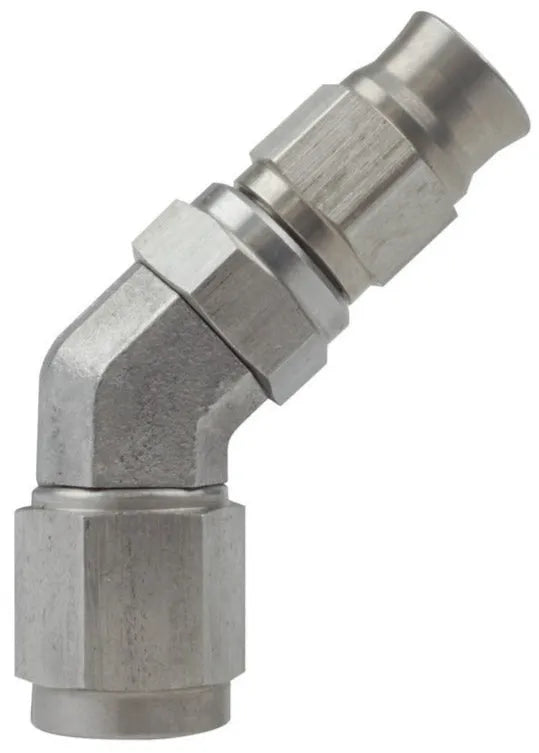RACEWORKS TEFLON BRAID HOSE ENDS 45 DEGREE - 200/220/240