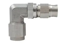 RACEWORKS TEFLON BRAID HOSE ENDS-90 DEGREE
