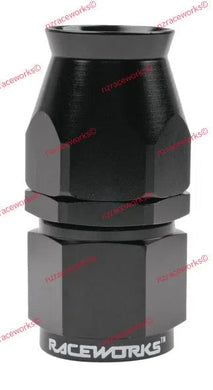 RACEWORKS TEFLON HOSE FITTING AN-10 STRAIGHT | RWF-201-10BK-NZRACEWORKS-Autoignite NZ