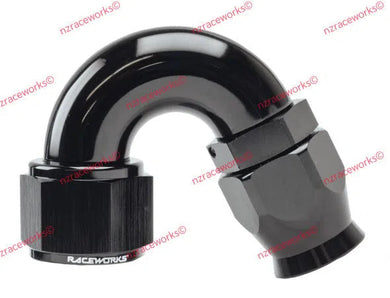 RACEWORKS TEFLON HOSE FITTING AN-12 150 DEG | RWF-205-12BK-NZRACEWORKS-Autoignite NZ
