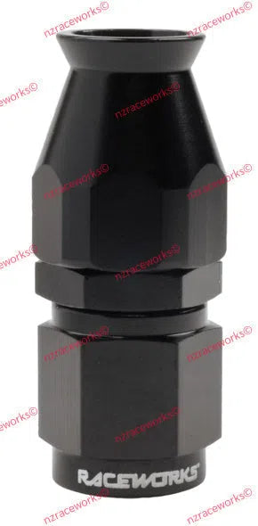 RACEWORKS TEFLON HOSE FITTING AN-3 STRAIGHT | RWF-201-03BK-NZRACEWORKS-Autoignite NZ