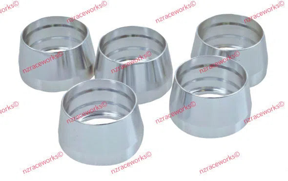 RACEWORKS TEFLON HOSE OLIVE INSERTS AN-12 5PK | RWF-299-12-NZRACEWORKS-Autoignite NZ