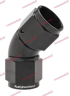 RACEWORKS TO SWIVEL AN-10 45 DEG | RWF-132-10BK-NZRACEWORKS-Autoignite NZ