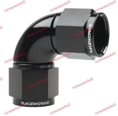 RACEWORKS TO SWIVEL AN-10 90 DEG | RWF-133-10BK-NZRACEWORKS-Autoignite NZ