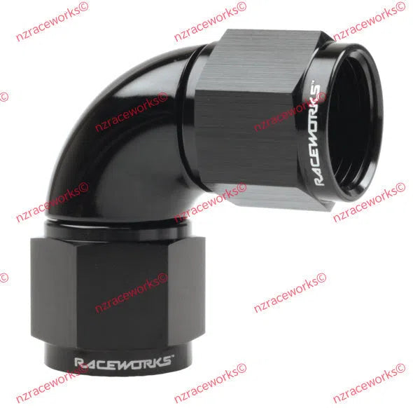 RACEWORKS TO SWIVEL AN-10 90 DEG | RWF-133-10BK-NZRACEWORKS-Autoignite NZ