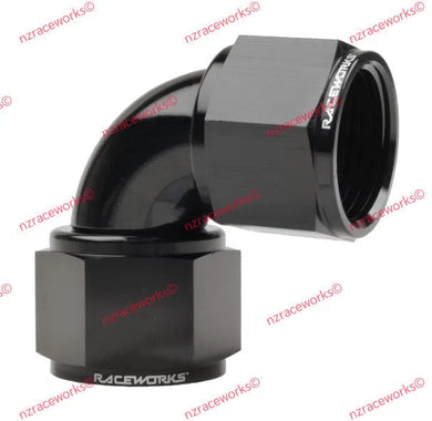RACEWORKS TO SWIVEL AN-12 90 DEG | RWF-133-12BK-NZRACEWORKS-Autoignite NZ