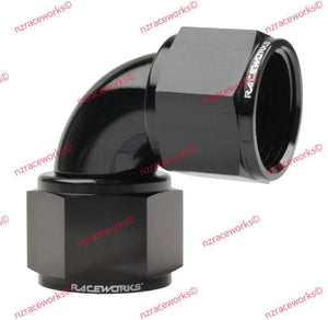 RACEWORKS TO SWIVEL AN-12 90 DEG | RWF-133-12BK-NZRACEWORKS-Autoignite NZ
